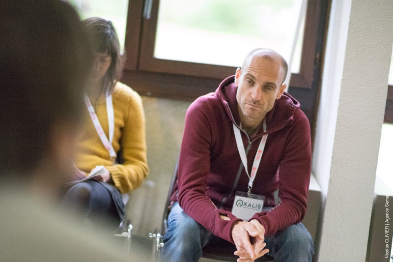 L'équipe au travail